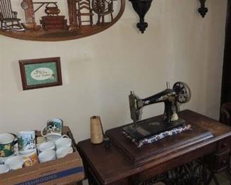 vintage Singer sewing machine