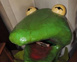 old Kermit costume head