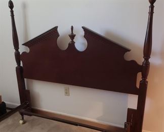 Full/Queen headboard and frame.
Mattress and box springs