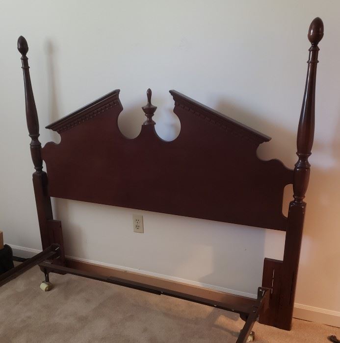 Full/Queen headboard and frame.
Mattress and box springs