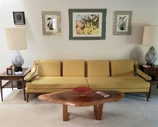 Over View Of Living Room  - 1960's Sofa By Dawson Interiors