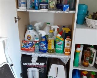 Loads of cleaning supplies 