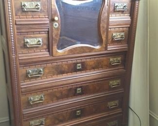 Beautiful Victorian Eastlake chest of drawers