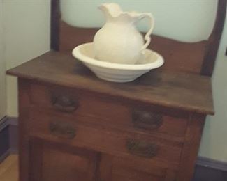 Oak washstand