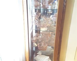 Nice collection of pink depression glass