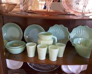 Small collection of jadeite