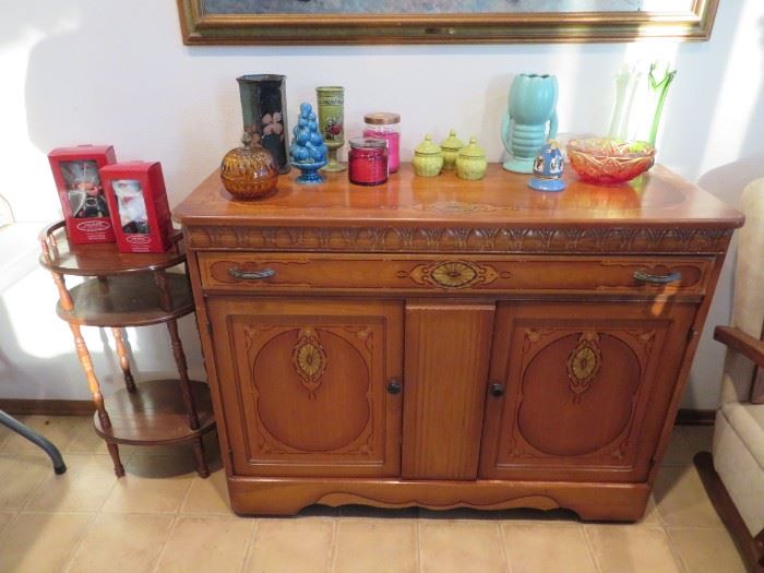 Great Vintage Buffet & Misc Decor