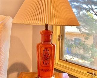 $95 - Asian table lamp - 32"H; 21"Diam