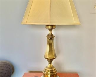 $75 - Brass table lamp - 31"H; 17"Diam