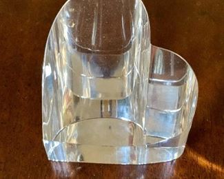 $140 Steuben glass paperweight #2 4.5"H; 3"W; 2"D