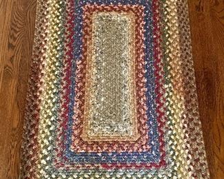 $45 - Rag rug.  36"L; 24"W