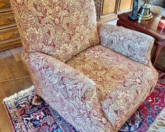 $250 - Lane tapestry recliner.   39"H; 32"W; 30"D