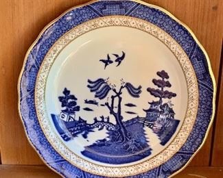$25 - Asian-inspired plate - Royal Doulton, The Majestic Collection, Booths, "Real Old Willow."  8.5"Diam