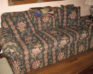 Jacobean printed 3-cushion sofa