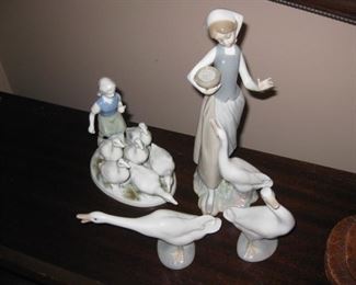Lladro goose collection
