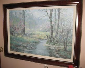 Charles Vickery signed lithograph