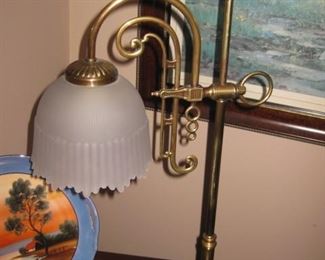 Brass desk / piano lamp