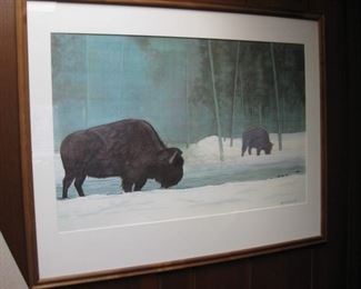Frank Bernett Buffalo print