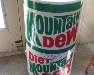 Vintage Mountain Dew large cooler