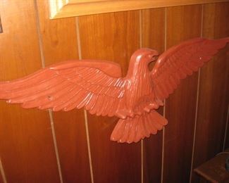 Metal painted eagle