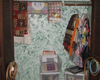 Sewing and quilting items