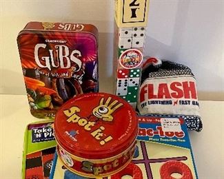 Item 4:  Lot of assorted games including tic-tac-toe:  $36