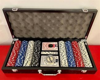 Item 24:  Poker Chip Set:  $35