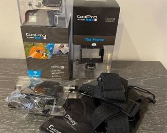 Item 43:  GoPro Camera and Accessories including Chest Strap:  $95