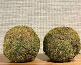 Item 81:  (3) Pottery Barn Faux Moss - 8":  $28 for 3