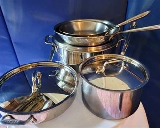 Item 243:  Set of All-Clad Pans:  $325