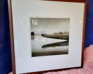 Item 260:  "Bow of the Iolem" Photograph - 28.5"l x 1.75"w x 28.5"h:  $125