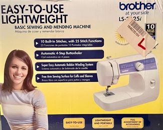 Item 266:  Brother Sewing Machine (new in box!):  $95