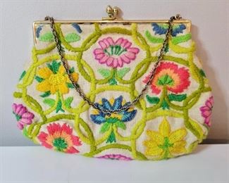 Item 207:  Vintage Floral Bag:  $45