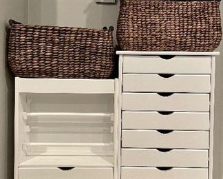 Awesome storage cabinets! Great for art supplies!