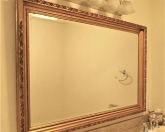 ANOTHER LARGE FRAMED MIRROR 36"H X 54" L
