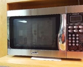 Stainless-steel microwave oven