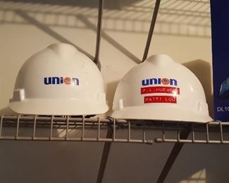 Union 76 hard hats petroleum gasoline