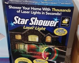 Light up the outside of your house with Laser Light