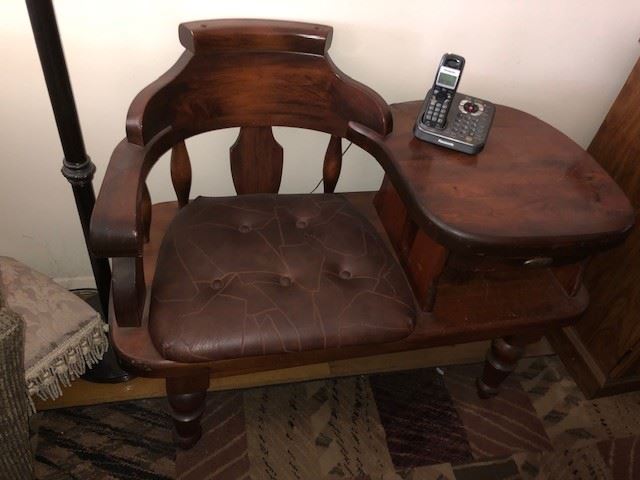 VINTAGE TELEPHONE DESK