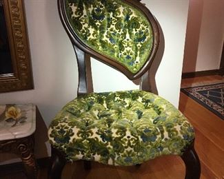 Victorian Pelham Shell and Leckie Side Chair MINT