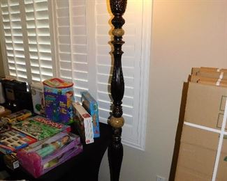 There are 4 of these floor lamps available. This one is in the front room.