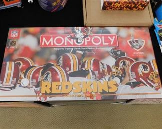 New and still sealed Redskins Monopoly.