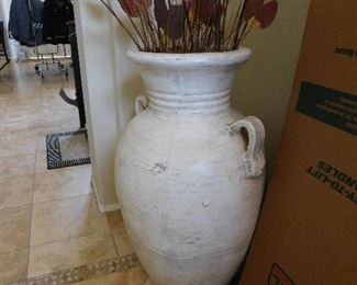 Very large decorative vase. There are three such vases in the home.