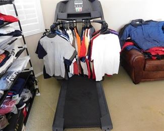This is exactly what happens to most peoples treadmills...they become clothing racks!