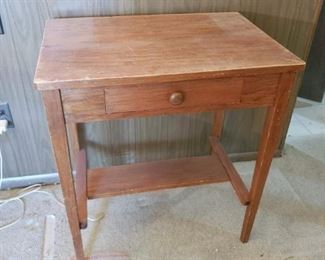 antique small table with drawer