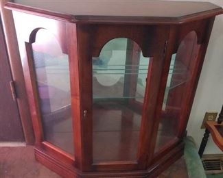 glass front display cabinet