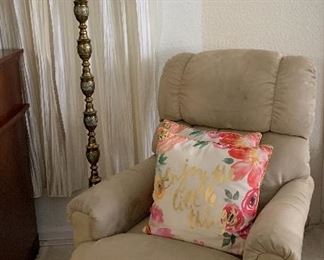 La-Z-Boy Recliner x 2, Floor Lamp