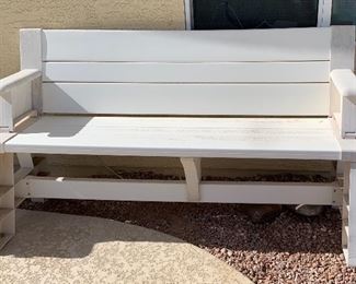 Patio Bench that Coverts to a Picnic Table