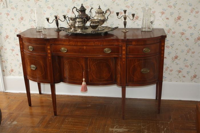 Magnificent mahogany sideboard about 60 years old.  Pristine condition.  Well below market value.  