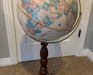 Vintage Replogle Floor Globe
